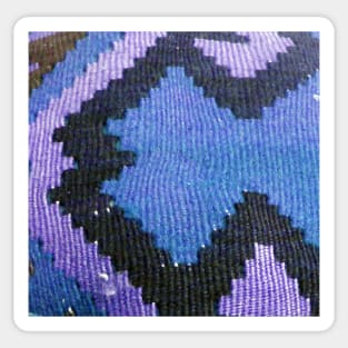 blue rug pattern, abstract art, antique rug pattern, minimal art, modern art, carpet pattern, For custom orders please DM me. Sticker